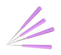 Tofficu 4 pièces Lot de Alésoirs à Perles Plastique pour Fabrication Bijoux Outil Agrandissement de Pointe Diamantée Facile pour Travaux Manuels et Débutants