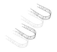 Tofficu 4 Pièces Mini Fer Forgé Décor Micro Paysage pour Jardin Arches Décoratives Miniatures pour Maison de Poupée Accessoires Mini Jardin Extérieurs pour Projets DIY