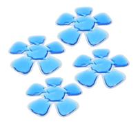 Tofficu 4 Pièces Poche de Gel Froid Portable en Pvc pour Casque de Sécurité Structure Ventilée, Accessoire pour Refroidir sur Chantier