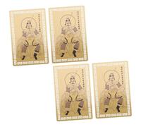 Tofficu 4 Pièces Year Of Horse Feng Shui Auspicious Taisui Amulet Cards For Health Wealth Peace And Protection