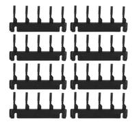 Tofficu 40 Accessoires pour Extensions de Cheveux 6d Seconde Génération Noirs, Kit D'outils de Coiffure Pinces Métalliques sans Trace, Clips pour Extensions à Clipser, Fixation Solide