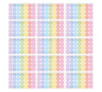 Tofficu 40 feuilles Étiquettes de Renfort Autocollantes Colorées pour Feuilles Mobiles Protection et Réparation Facile des Perforés Autocollants Décoratifs pour Bureau et École