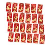 Tofficu 48 Pièces Pochette Rouge Du Nouvel An Chinois Année Du Cheval Enveloppe Chance Et Anniversaire Lot