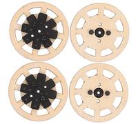 Tofficu 4pièces Lot de Roues De Voiture pour Jouet De Course Accessoires De Rechange pour Voiture Télécommandée De Modélisation pour Garçon Fille