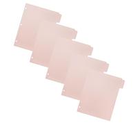 Tofficu 5 feuilles Intercalaires Rose Pages pour Classeur Onglets Réutilisables Marque Pages pour Cahiers Séparateurs Mobiles avec Onglets Écrits Organiseur de Documents