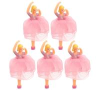 Tofficu 5 Pièces Accessoires Poupée Ballerine pour Boîte à Musique Décoration Danseuse Élégante Figurines Princesses pour Collection et Cadeau Fille