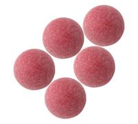 Tofficu 5 Pièces Balles de Football de Table Officielles en Résine Rouge, Résistantes à l'usure Taille Précise pour Tables de Foot, pour Divertissement à Domicile et Bars