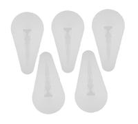 Tofficu 5 Pièces Moule Silicone Crâne de Corbeau pour DIY Pendentif Chocolat Bonbon Décor Halloween Démoulage Facile Détails Précis