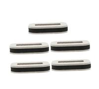 Tofficu 5 pièces Patins Feutre Dérapants pour Roulette de Chaise Bureau et Meubles de Sol Dur Fixateurs de roulettes pour Lit Table et Bureau