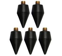 Tofficu 5 Pièces Stylo à Dessin Diamant à Pointe Cire Métal pour | Recharges pour Diamond Art et Ongles, Maintien Sûr des Strass, Noir, Accessoires Créatifs