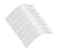 Tofficu 50 Pièces Clips à Ressort pour Cadre Photo Aluminium Robuste Fixation Invisible pour Panneaux Arrière Outil Pratique de Bricolage pour Encadrement