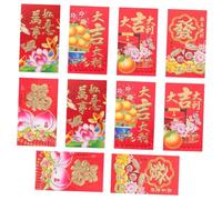 Tofficu 50 Pièces Envelopes Money Pouches With Dragon Pattern For Spring Festival Traditional Chinese Year Paper Packets For Blessings And Prosperity