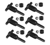 Tofficu 6 Ensembles Hydraulic Floor Jack Seal Kit With Return Valves Steel Ball Release Screw And Pump Plug For Secure High Pressure Car Maintenance And Efficient Lifting