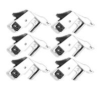 Tofficu 6 pièces Adaptateurs Pied Presseur pour Machine à Coudre Poignée Basse Accessoires Durables Compatibles Machines à Coudre Support Pied Presseur Antirouille Robuste
