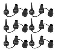 Tofficu 6 Pièces Buses pour Lits Gonflables à Trois Embouts, Plastique | Accessoires de Pompe à Air, Structure Robuste, Adaptation à Différents Calibres, Réutilisable