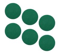 Tofficu 6 Pièces Coussinets Remplacement Facile à Nettoyer en Fibre de Polyester Auto-adhésifs Vert pour Pousseurs de Hockey Air pour Jeux de Hockey Air en Famille