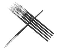 Tofficu 6 Pièces Dip Pen Set Professional Comic Manga Drawing Pen For Precise Calligraphy Sketching Painting And Signature Writing For Artists Office And School Use