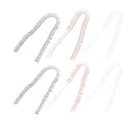 Tofficu 6 Pièces Faux Cils pour Poupées Accessoires Cosplay Cils Petits et Souples pour Fabrication DIY Faits Main pour Bjd et Poupées Cosplay