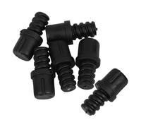 Tofficu 6 pièces Kit Connecteurs Adaptateurs pour Manche de Brosse Wc Accessoires de Remplacement Auto Bloquants Plastique Compatible Plupart de Toilette Fixation Stable et Résistante