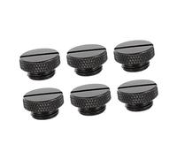 Tofficu 6 pièces Water Cooling Stop Plugs pour Ordinateur Bouchons Étanchéité Fuite à Main ou Tournevis Surface et Accessoires PC pour Radiateur Watercooling