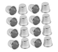 Tofficu 60 Pièces à coudre dés à coudre Mille multifonctionnelle Craquez des filets pour la couture Tailors Toile accessoires de couture Silver Counding Couple alliage