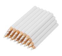 Tofficu 60 Pièces Stylo pour Nail Art Blanc en Bois, Placement Précis des