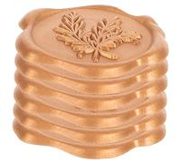 Tofficu 6pièces Autocollants De Sceau Cire Vintage Cachet Pour Enveloppes De Mariage Anniversaire Fête Avec Motif De Romarin