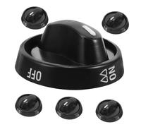 Tofficu 6pièces Boutons De Rechange Pour Cuisinière à Gaz Lot De Remplacement Direct Installation Facile Design Simple Et Élégant