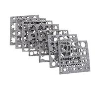 Tofficu 7 pièces Moule à Feutrer Laine Pochoirs pour Artisanat DIY Outils et Portables pour Feutrage à Aiguille pour Débutants et Projets Créatifs