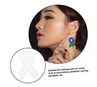 Tofficu 8 paires Moule Silicone pour Pendentifs et Boucles Oreilles DIY Lot de Flexible et Réutilisable pour Artisanat Créatif et Décoration Suspendue