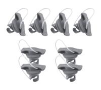 Tofficu 8 Pièces Bouchon de Valve Noir pour Canoë et Paddle Board en PVC Solide, Application Rapide, pour Excursions Aquatiques et Sports Nautiques