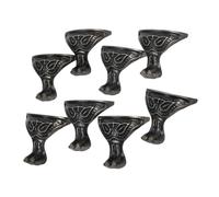 Tofficu 8 Pièces de Zinc pour Boîtes Décoratives Protège-Coins Vintage Style Rétro pour Meubles et Coffrets Accessoires de Protection pour Mobilier Intérieur