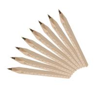 Tofficu 8 pièces Lot de Stylos Bille avec Règle Gravée Prise Stable Carrée pour Bureau École et Réunions pour Employés et Étudiants