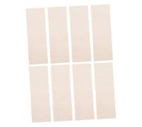 Tofficu 8 pièces Plaques Rectangulaires Non Traitées pour Travaux Manuels Dessin et Modélisme Planches Légères Durables pour Loisirs Créatifs et Décoration