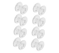 Tofficu 8 pièces Plastic Cord Tensioner Spools For Curtains And Venetian Blinds Smooth Operation And Hold Down Spool Replacement For Home Use