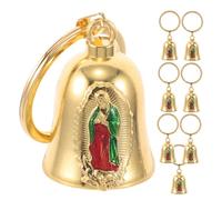 Tofficu 8 Pièces Vintage Metal Mary Bell Keychain Pendant For Purse Accessories Bag Charm With Symbolic Design Practical And Stylish Christmas Party Favors