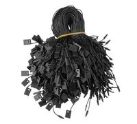 Tofficu 950 Pièces Cordon Attache Plastique Nylon Fermeture à Cliquet Boucle pour Étiquettes Noir