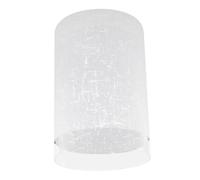 Tofficu Abat Jour Cylindrique Verre pour Plafonnier Salle à Manger Lustre Moderne Salon Diffuseur Lumineux Élégant pour Suspension et Applique Murale