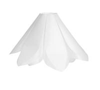 Tofficu Abat-jour de Lys en Polypropylène Blanc Léger, Couverture de Lampe Protectrice, Compatible Lampes de Table et Suspensions, Kit DIY D’abat-jour pour Éclairage Salon, Remplacement Facile