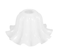 Tofficu Abat-Jour En Plastique En Forme De Fleur Blanche Cache-Lumière En Forme De Fleur Pour Ventilateur De Plafond Applique Murale Lampadaire 7 67 X 7 67 X 4 40 Pouces