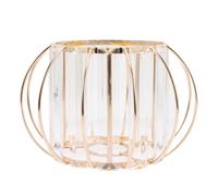 Tofficu Abat-jour en Verre Cristal Transparent pour Plafonnier E27, Cage de Protection pour Ampoule, Diffuseur de Lumière Douce, Abat-jour Suspendu Décoratif pour Salon, Éclairage Plafond