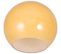 Tofficu Abat-jour en Verre Globe Double Perforation 150mm Couleur Crème Suspendre E27, Cache-lumière pour Ventilateur de Plafond, Remplacement D’ampoules pour Luminaires, Accessoire DIY