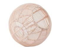 Tofficu Abat Jour Rotin Tissé Vintage pour Suspension Lampe de Plafond Compacte et Décorative pour Chambre ou Maison Dhôtes Style et Artisanal