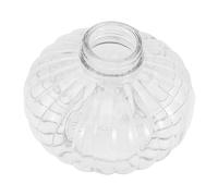 Tofficu Abat Jour Verre Vintage pour Lampe à Pétrole Réservoir Transparent Accessoire de Remplacement pour Lampe à Huile Ancienne