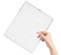 Tofficu Acier Inoxydable Grille Barbecue, Argenté, Maille Soudée | Surface Lisse, Cuisson Homogène, pour Restaurants et Hôtels, Limite les Chutes Entre Barreaux, sans Bavures