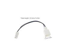 Tofficu Adaptateur Antenne Radio pour Véhicule, Câble Adaptateur de Prise D'antenne Compatible Nouveaux et Anciens Modèles, Connecteur Convertisseur Audio Solide, Installation Facile