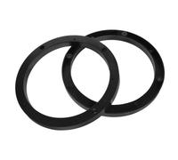 Tofficu Adaptateur Haut-Parleur 6,5 Pouces en Plastique Rigide, Support Plat pour Enceinte Voiture, Entretoises Annulaires Stéréo, Accessoire Audio Automobile, Installation Stable