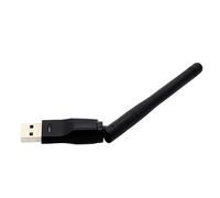 Tofficu Adaptateur Wi-FI USB Portable 150 Mbps, Mini Format USB 2.0, Compatible Systèmes D'exploitation/Linux, Clé Wi-FI pour PC et Ordinateurs Portables, Noir, Sécurité WPA/wpa2,
