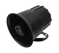 Tofficu Alarme Sirène Extérieure pour Auto Haut Parleur Pa Monotone Étanche Accessoire Atv et Klaxon de Sécurité