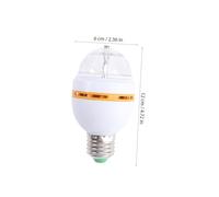 Tofficu Ampoule Disco LED Rotative Rgb Éclairage Scénique Automatique Effet Lumière de Fête Couleur Aléatoire Couleur Aléatoire